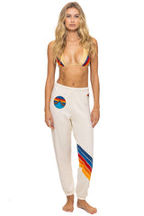 All Seasons Circle Chevron Sweatpant - Vintage White