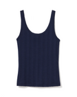 Pointelle Tank - Navy