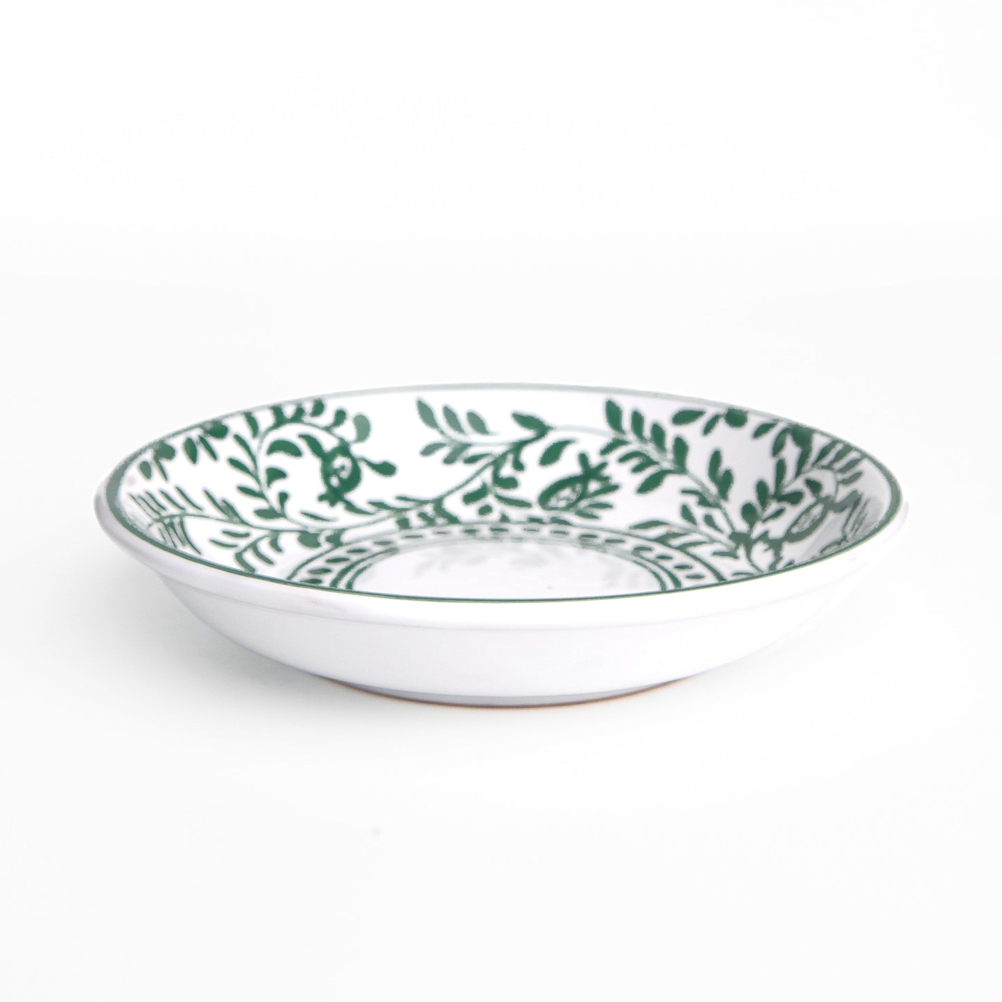 Pomegranate Scroll Forest Green Pasta Bowl