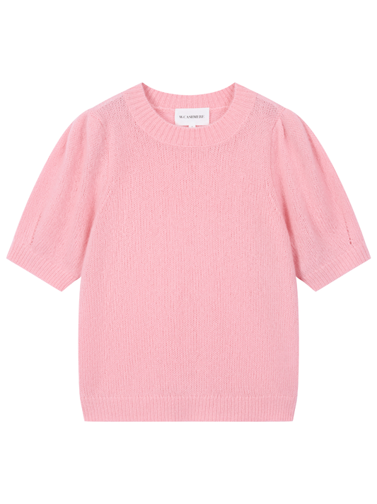 Aria Short Sleeve Pullover - Tea Rose
