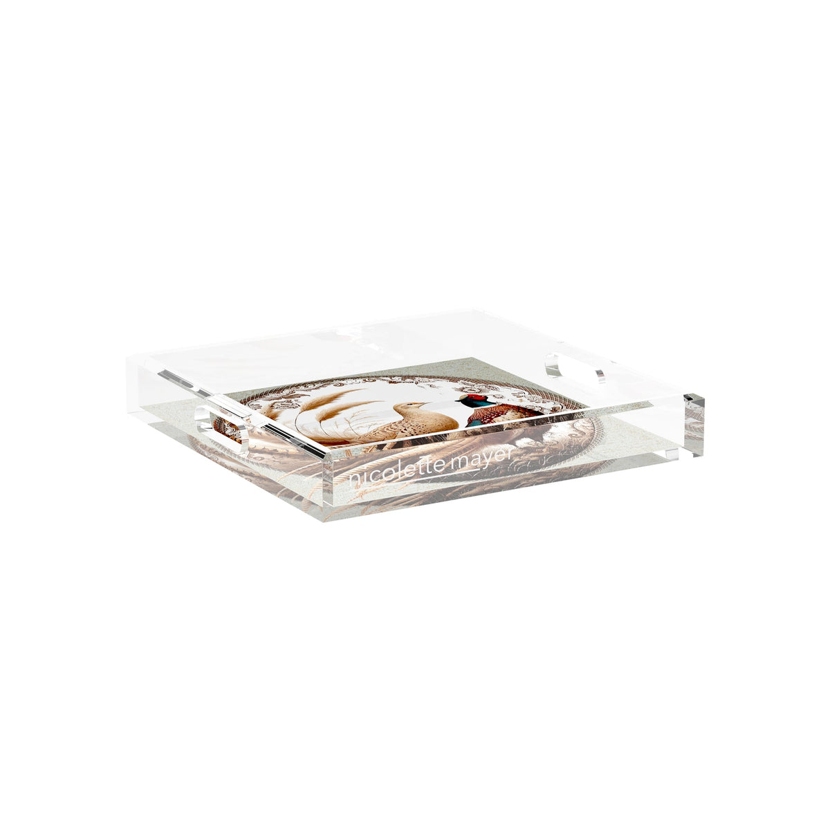 Acrylic Tray - Woodland Pheasant Partners