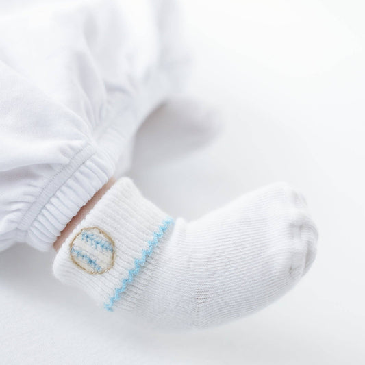 Precious Lil' Sluggers Socks - Light Blue