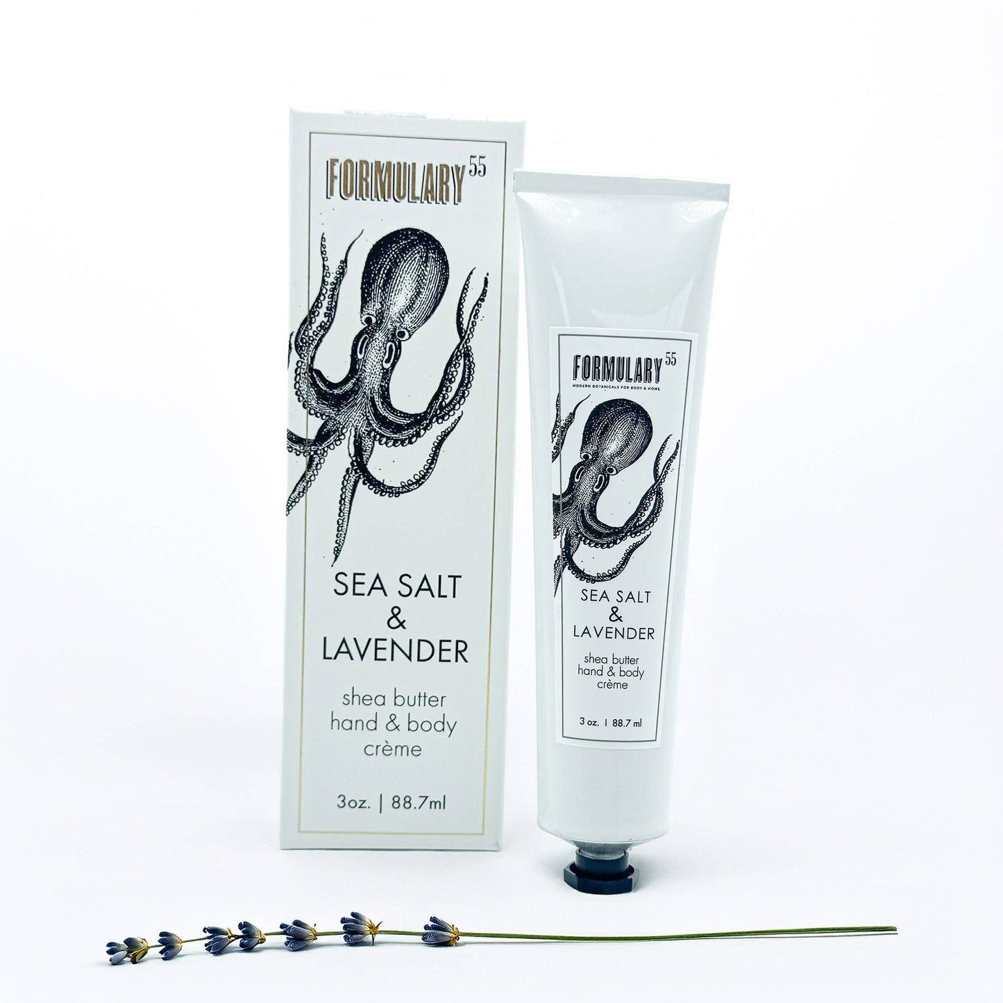 Shea Butter Hand & Body Creme Tube - Sea Salt & Lavender