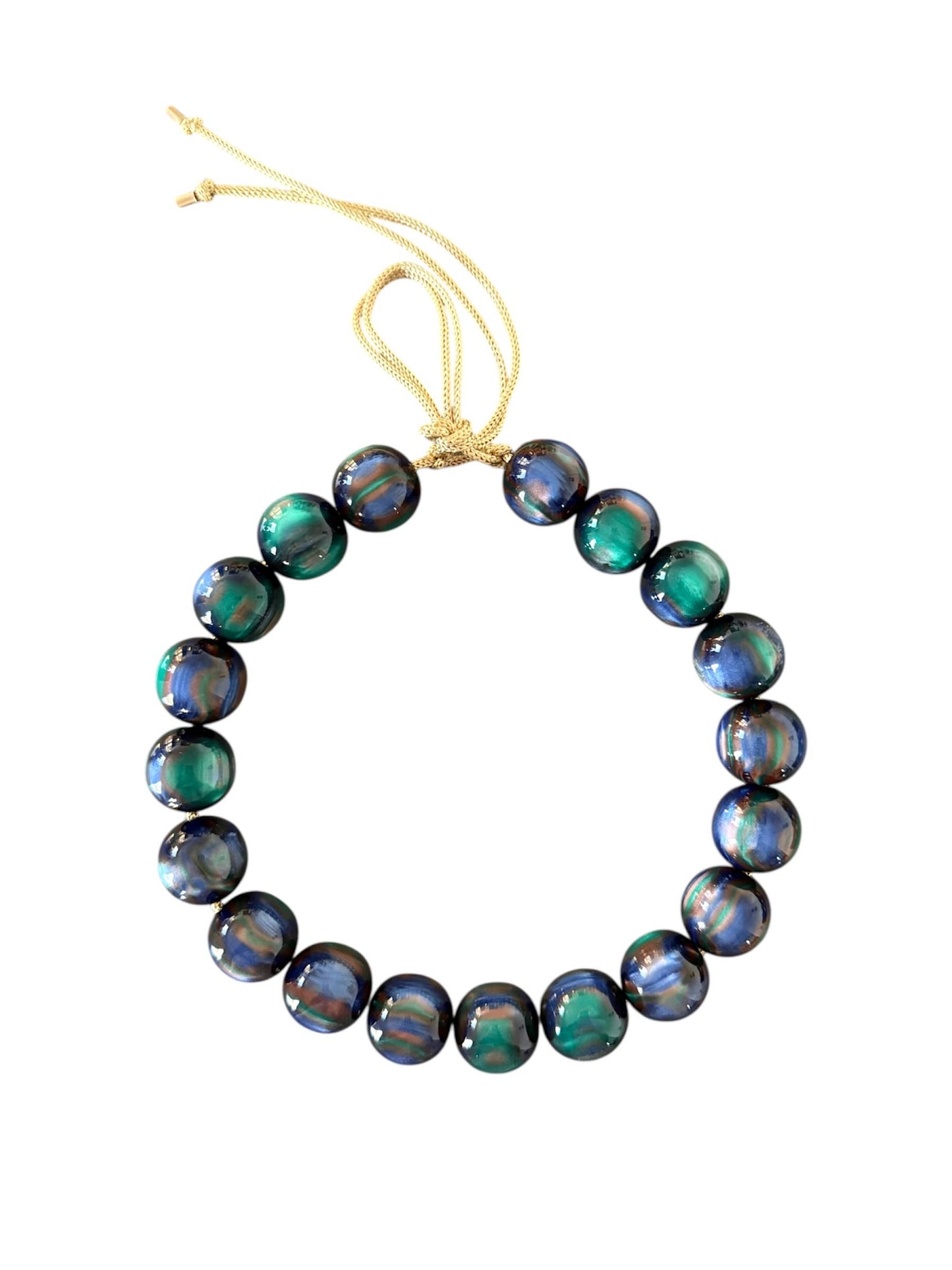 Chunky Beaded Necklace - Monet