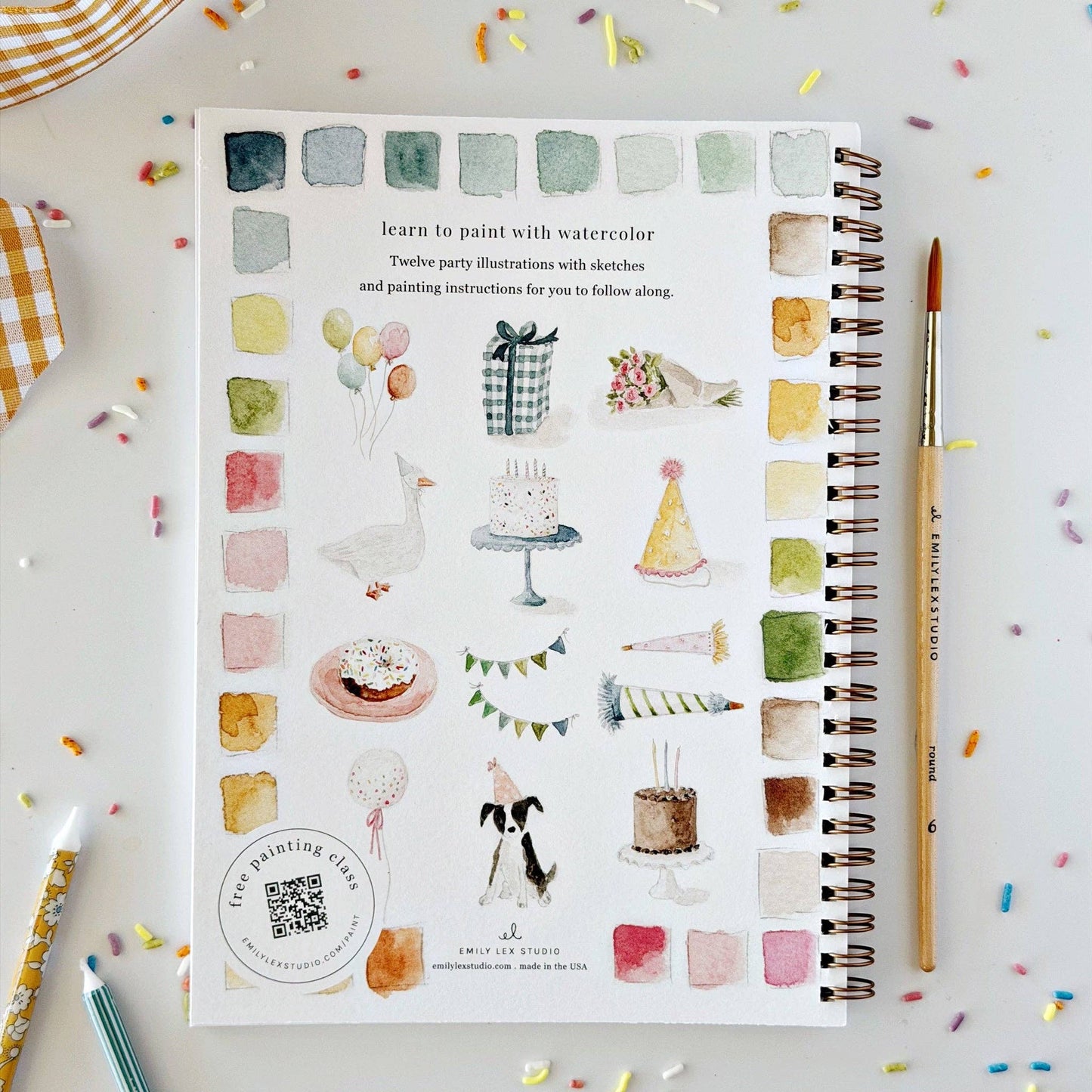 Watercolor Workbook - Celebrate