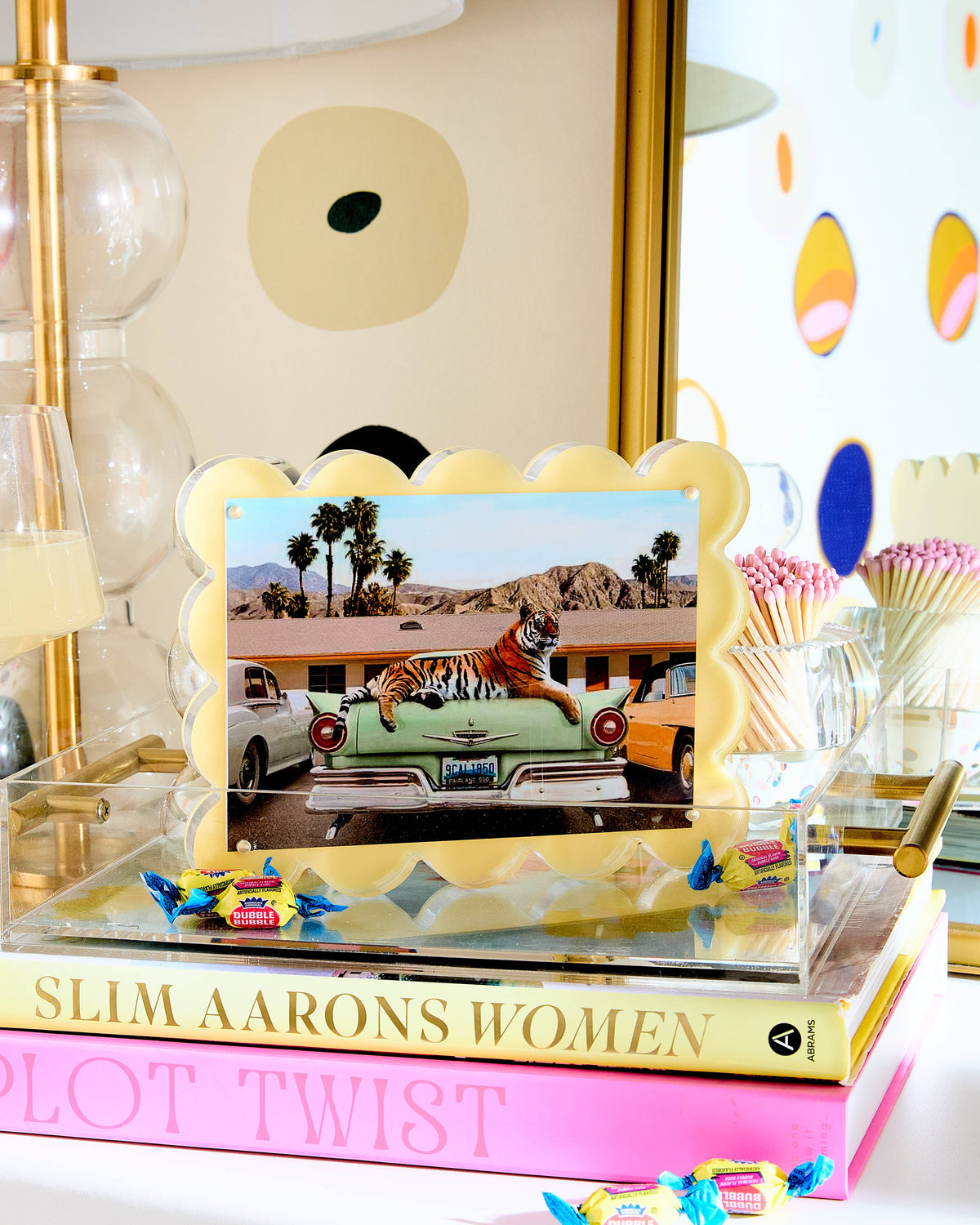 Acrylic Picture Frame - Butter Yellow