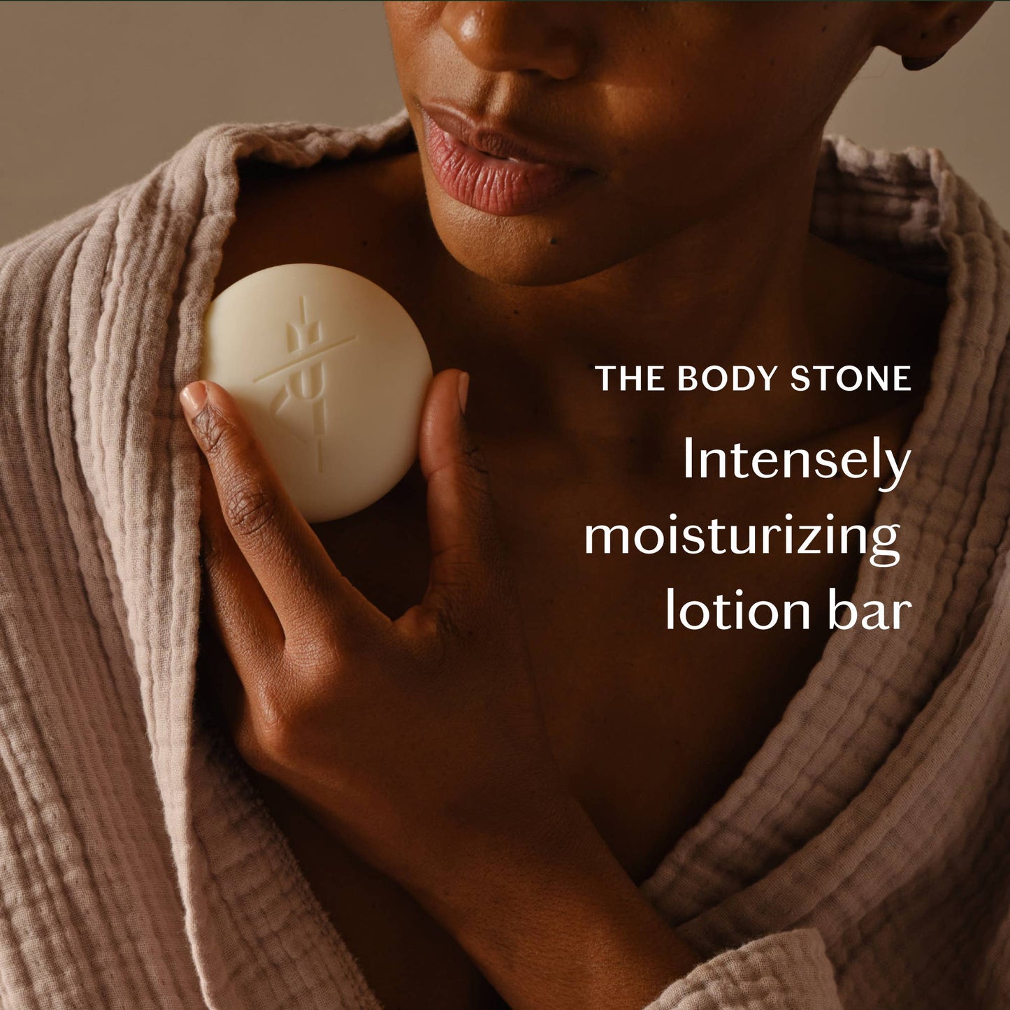 Deep Moisturizing Lotion Bar - Amber & Vanilla Body Stone
