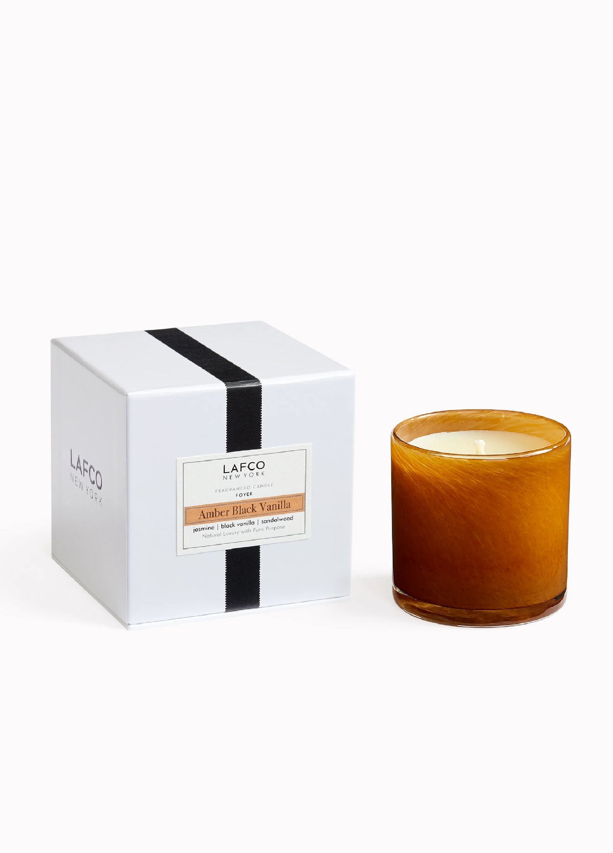 6.5oz Candle - Foyer - Amber Black Vanilla