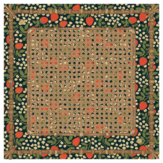 Mahjong Gaming Mat- Strawberry