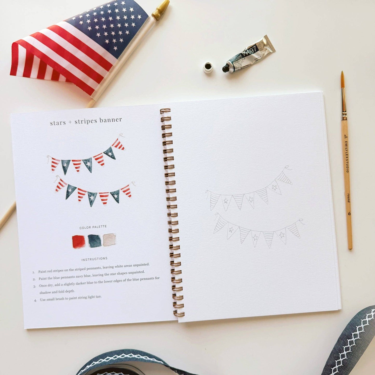 Watercolor Workbook - Americana