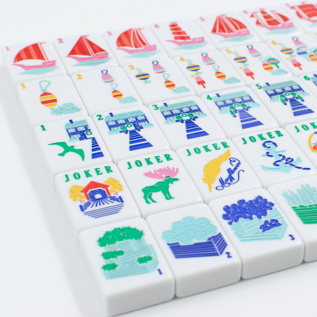Mahjong Tiles - The New England Series