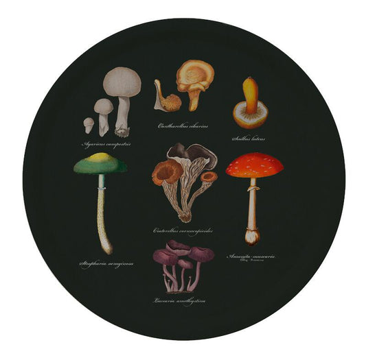 Round Serving Tray - Mushroom, Ø38 cm