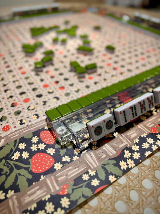 Mahjong Gaming Mat- Strawberry