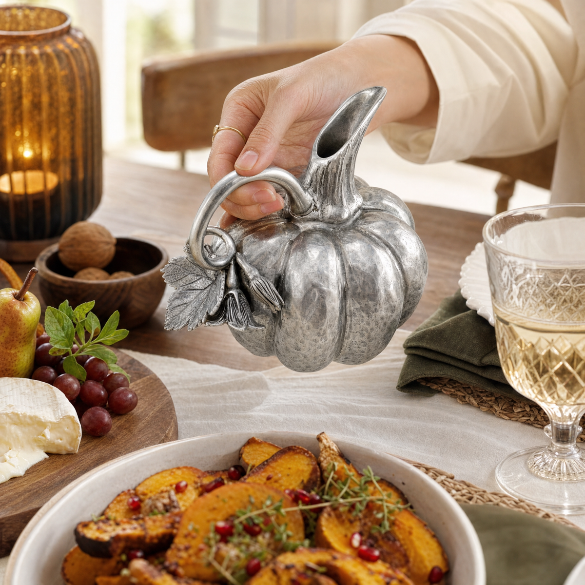 Pumpkin Table Pitcher - Small
