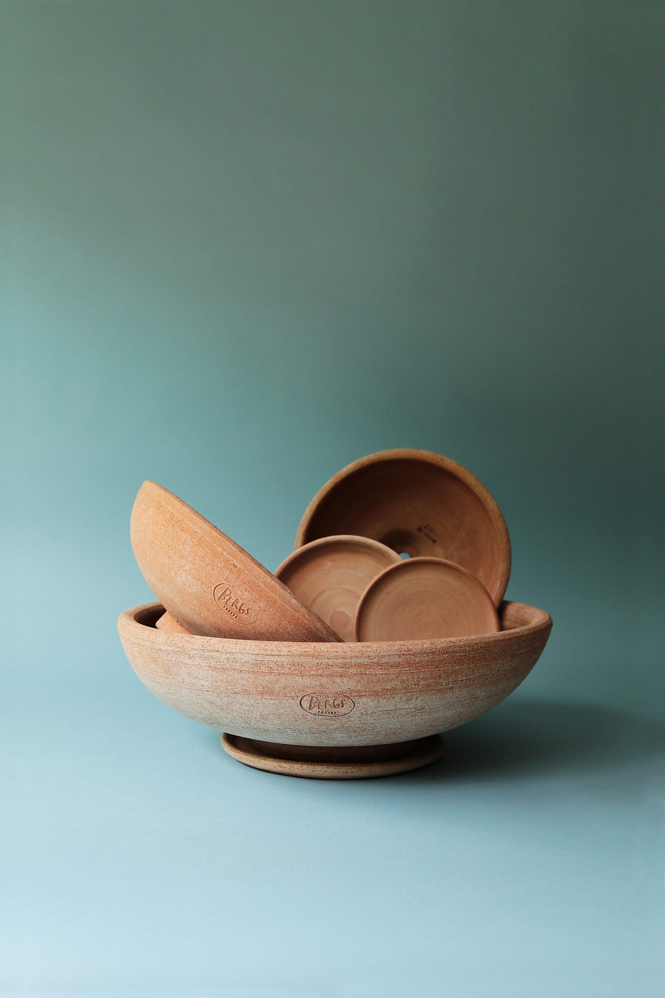 Ada Bowl with Saucer - Raw Rosa - 35cm