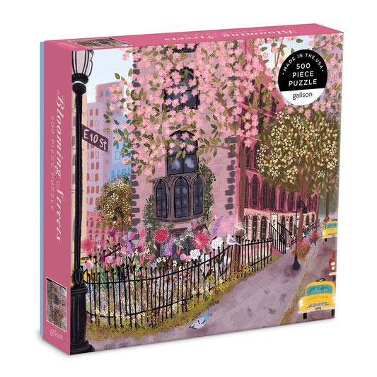 500 Piece Puzzle - Blooming Streets