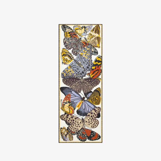Scarf 70 - Butterflies - White