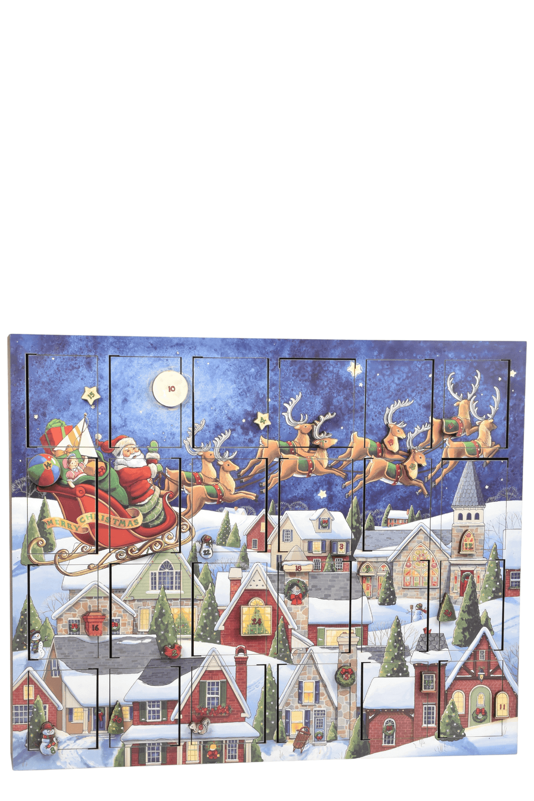 Santa's Sleigh Advent Calendar