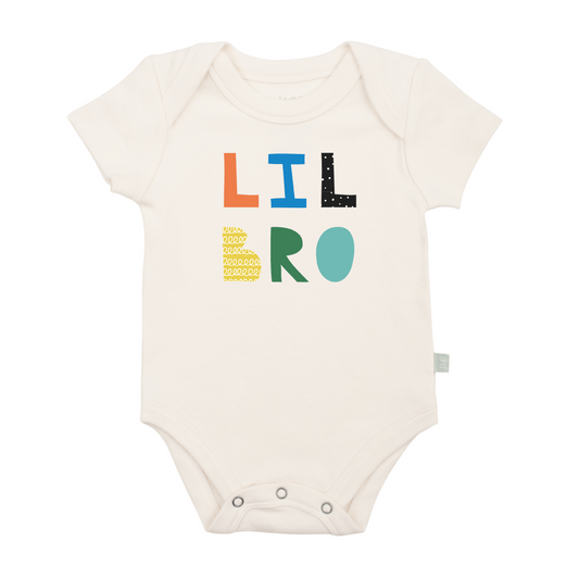 Baby Graphic Organic Bodysuit | LIL BRO