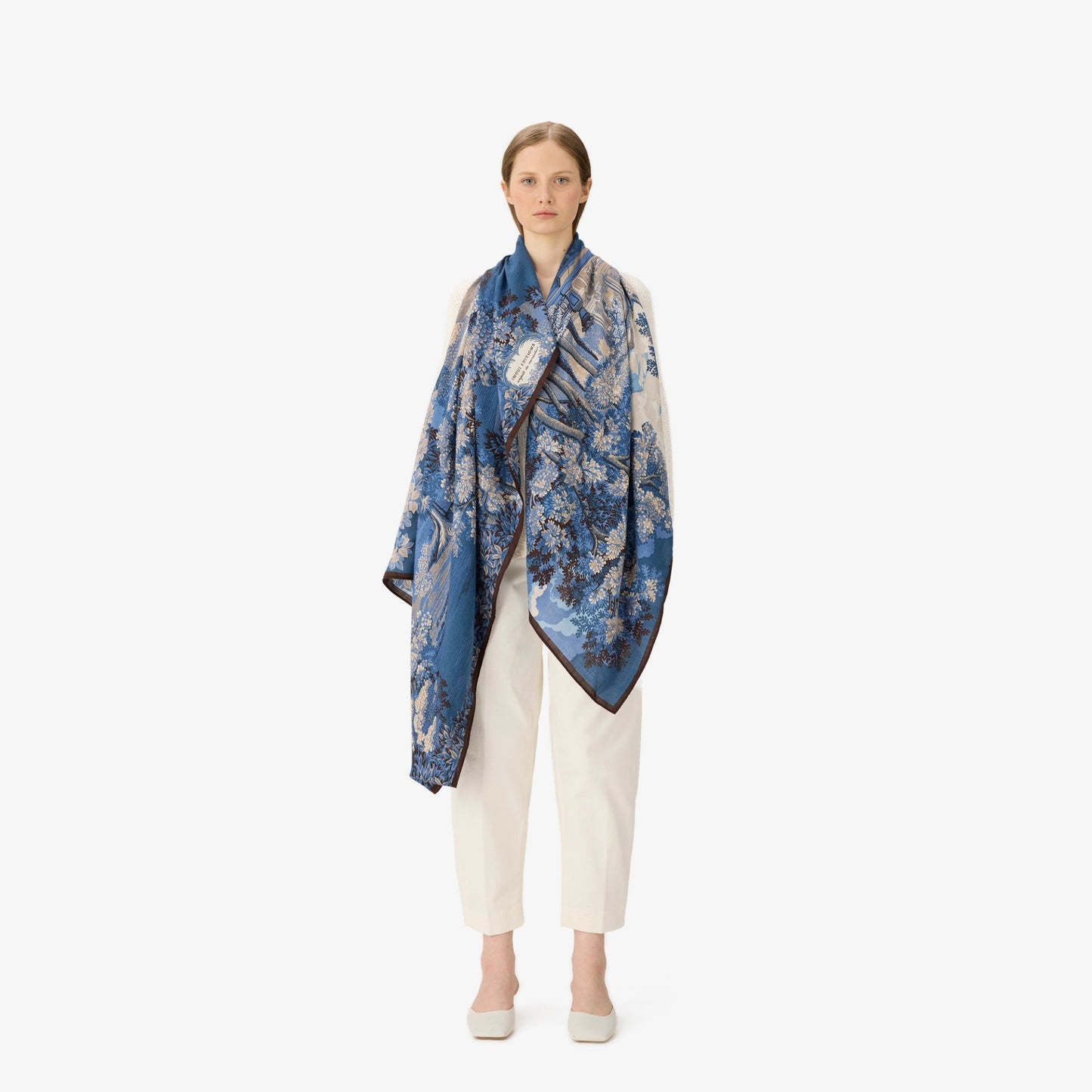 Scarf 100 - Come - Blue