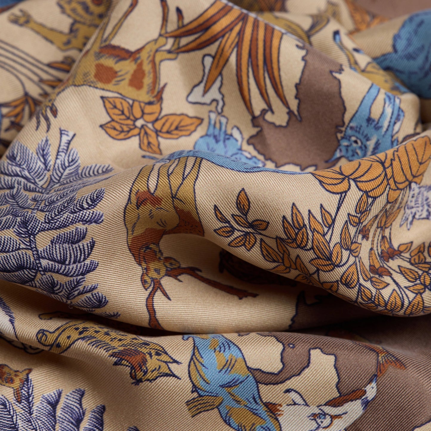 Square Scarf 70 - Atlas - Beige
