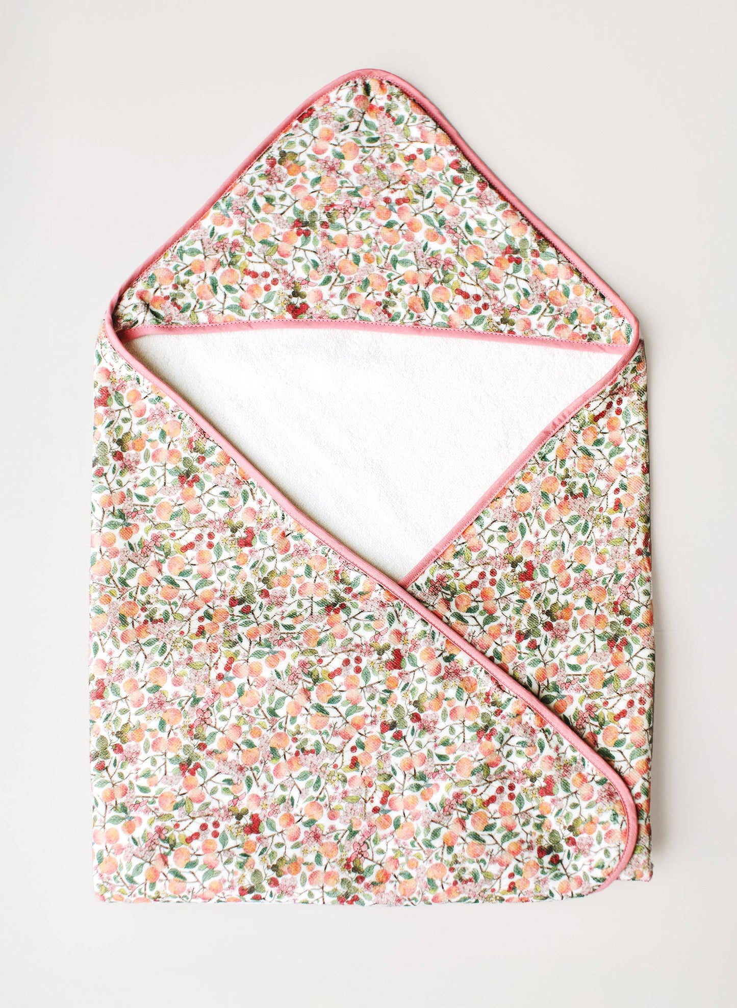 Hooded Bath Towel - Peach Blossom