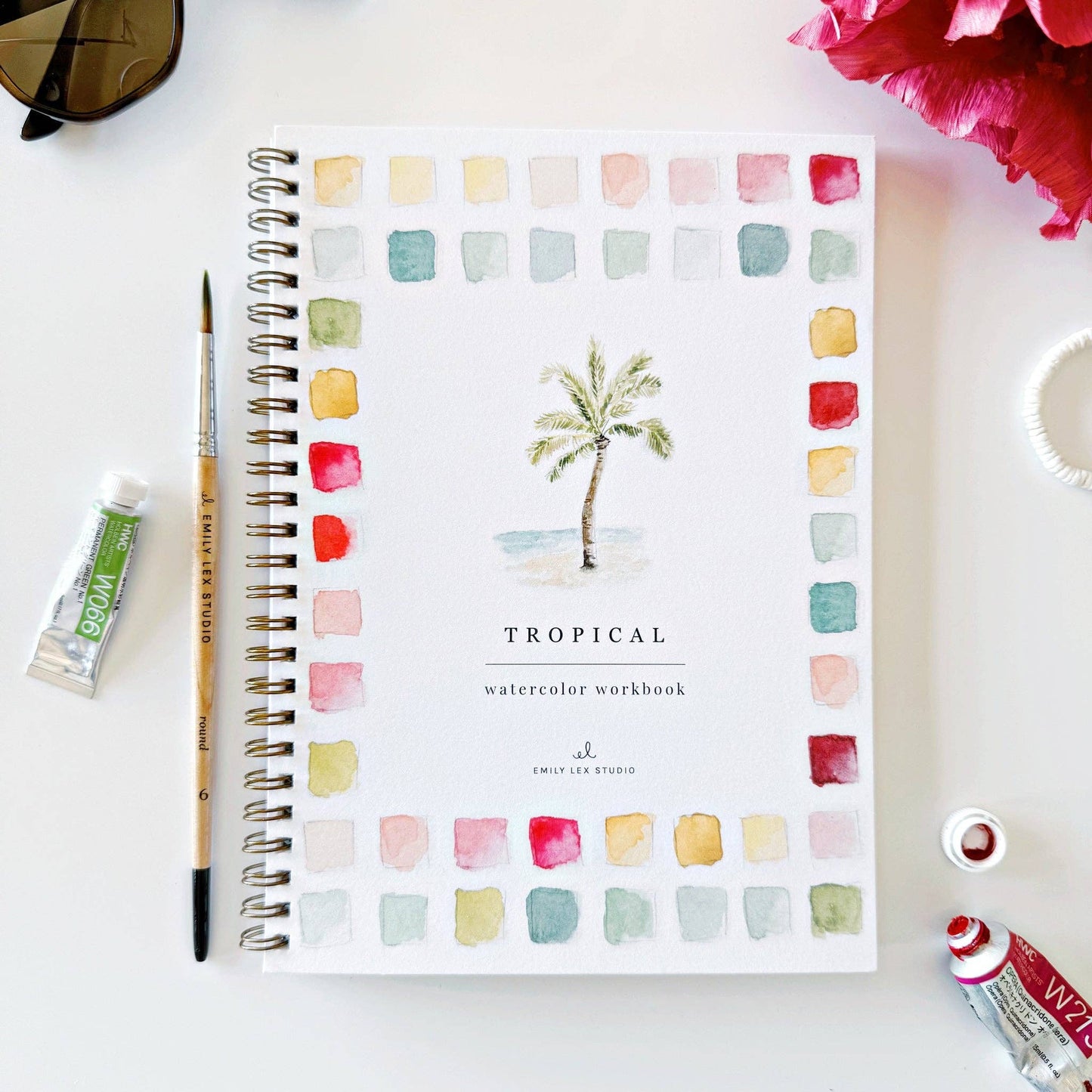 Watercolor Workbook - Tropical