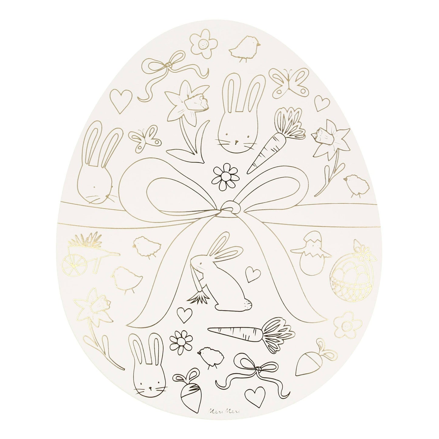 Pack of 8 Coloring Paper Easter Placemats