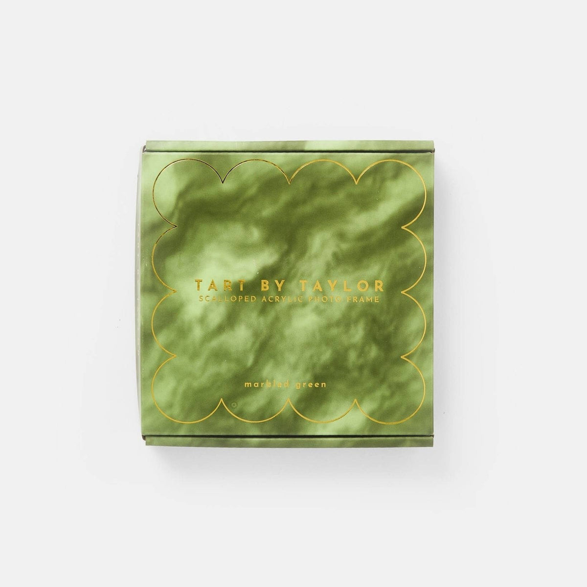 Mini Acrylic Picture Frame - Green Marbled