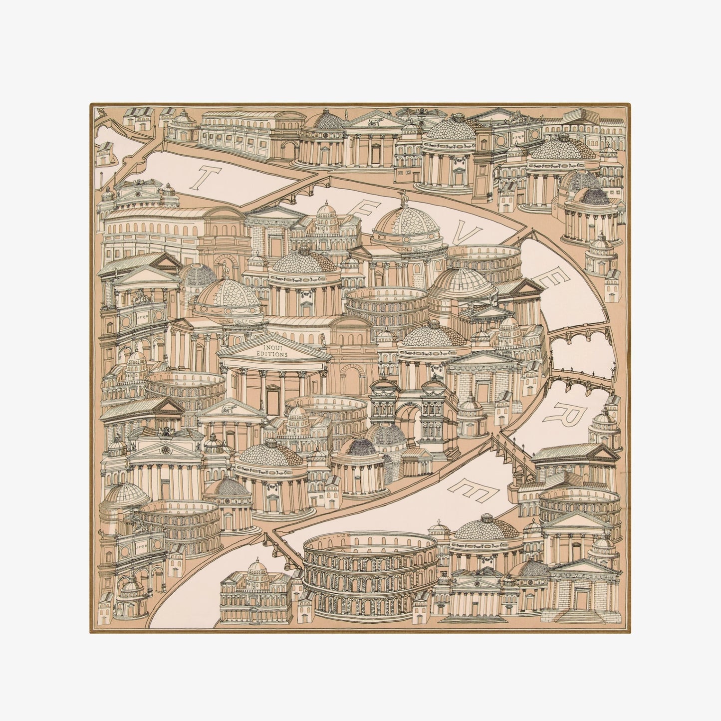 Square Scarf 100 - Roma