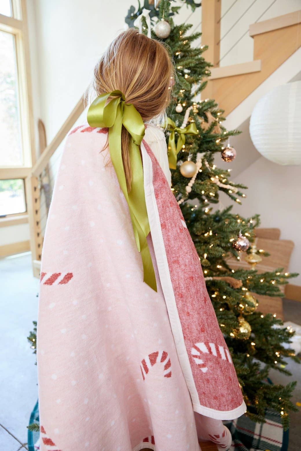 Candy Canes Blanket: Midi