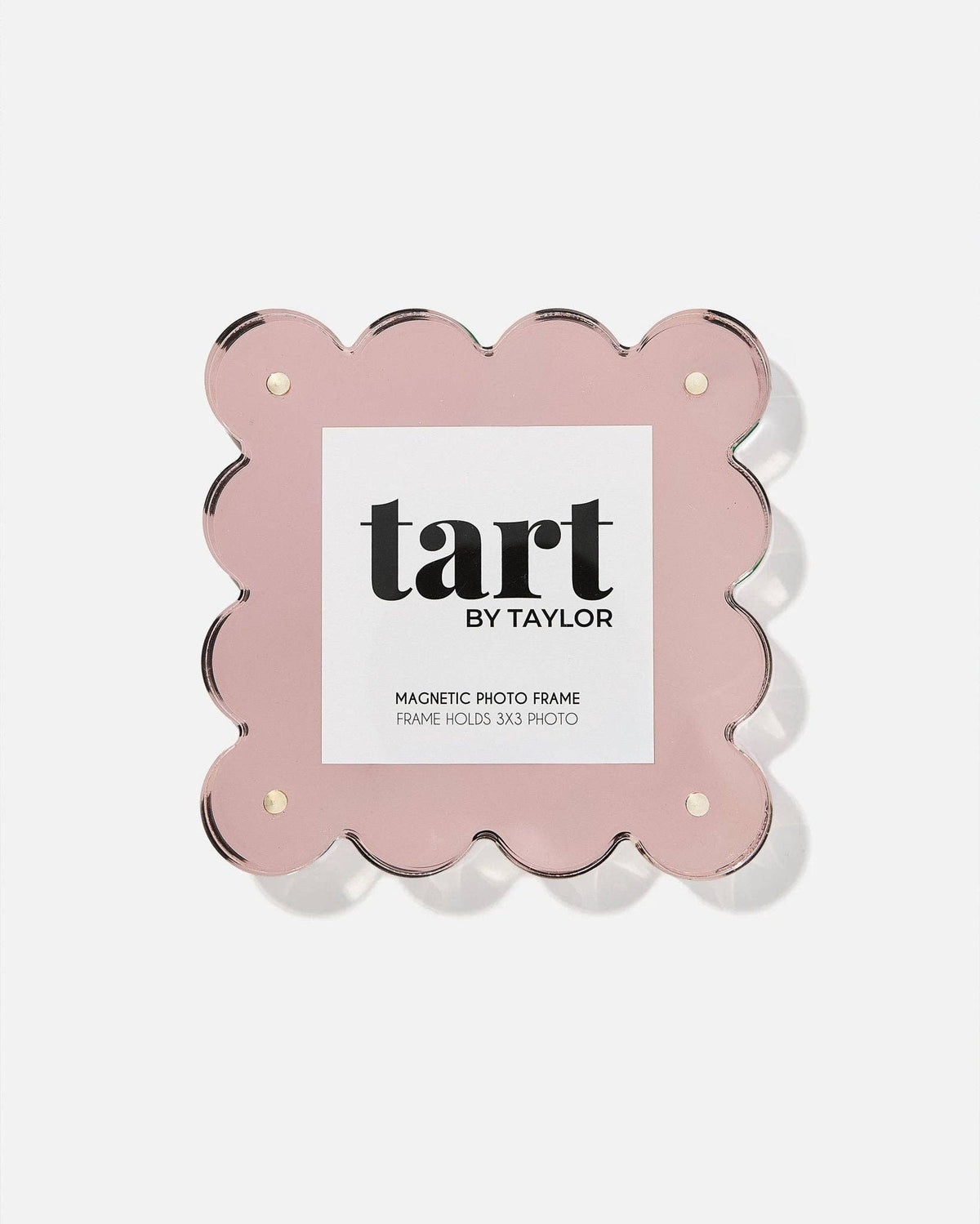 Mini Acrylic Picture Frame - Light Pink Chrome