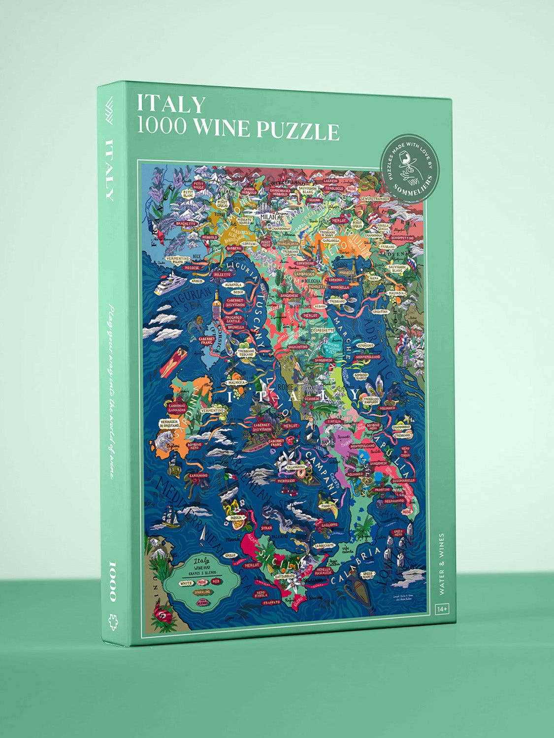 1000 Piece Puzzle - Italy Wine