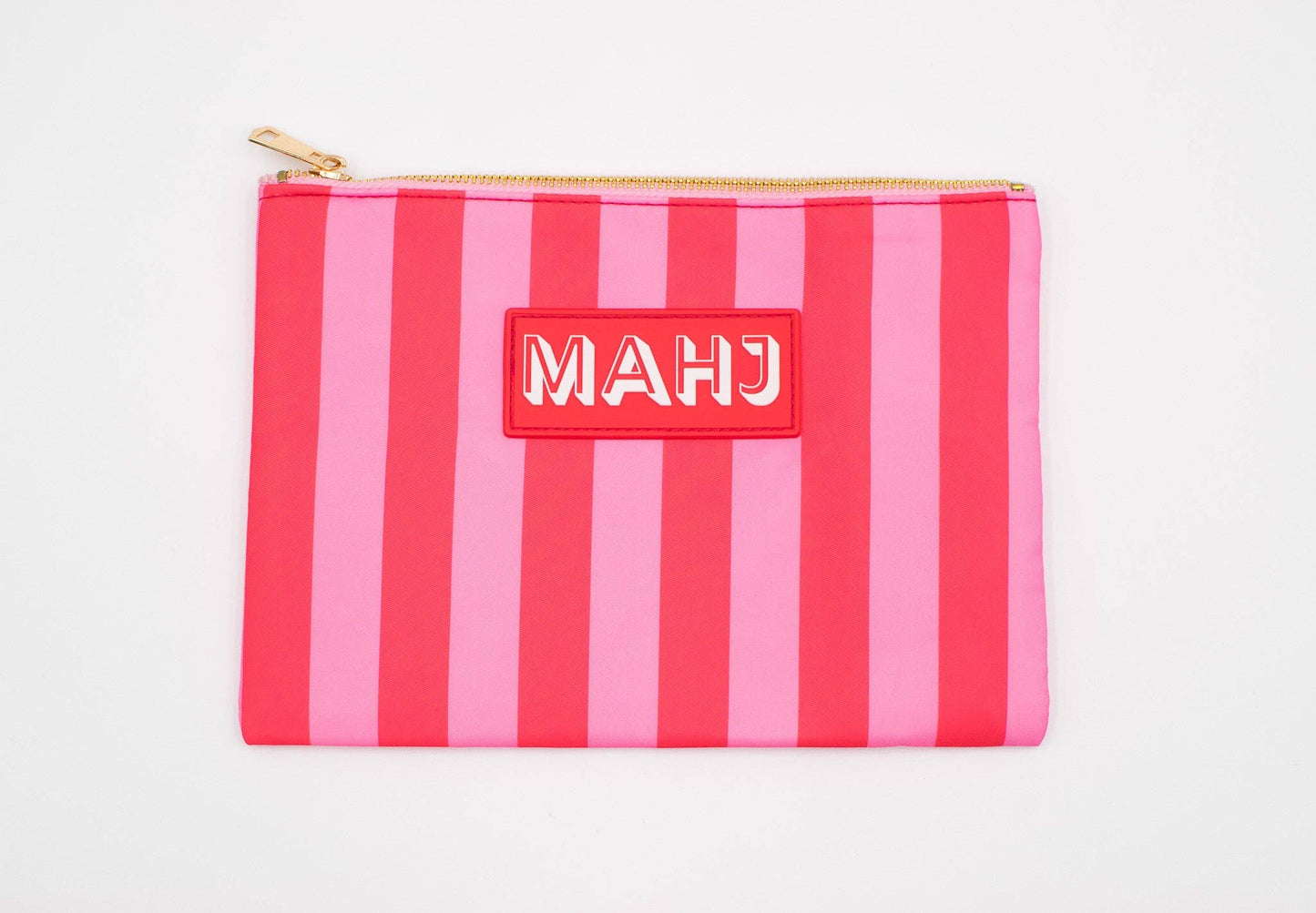 Premium Mahjong Card & Accessory Bag - Arrows- Red