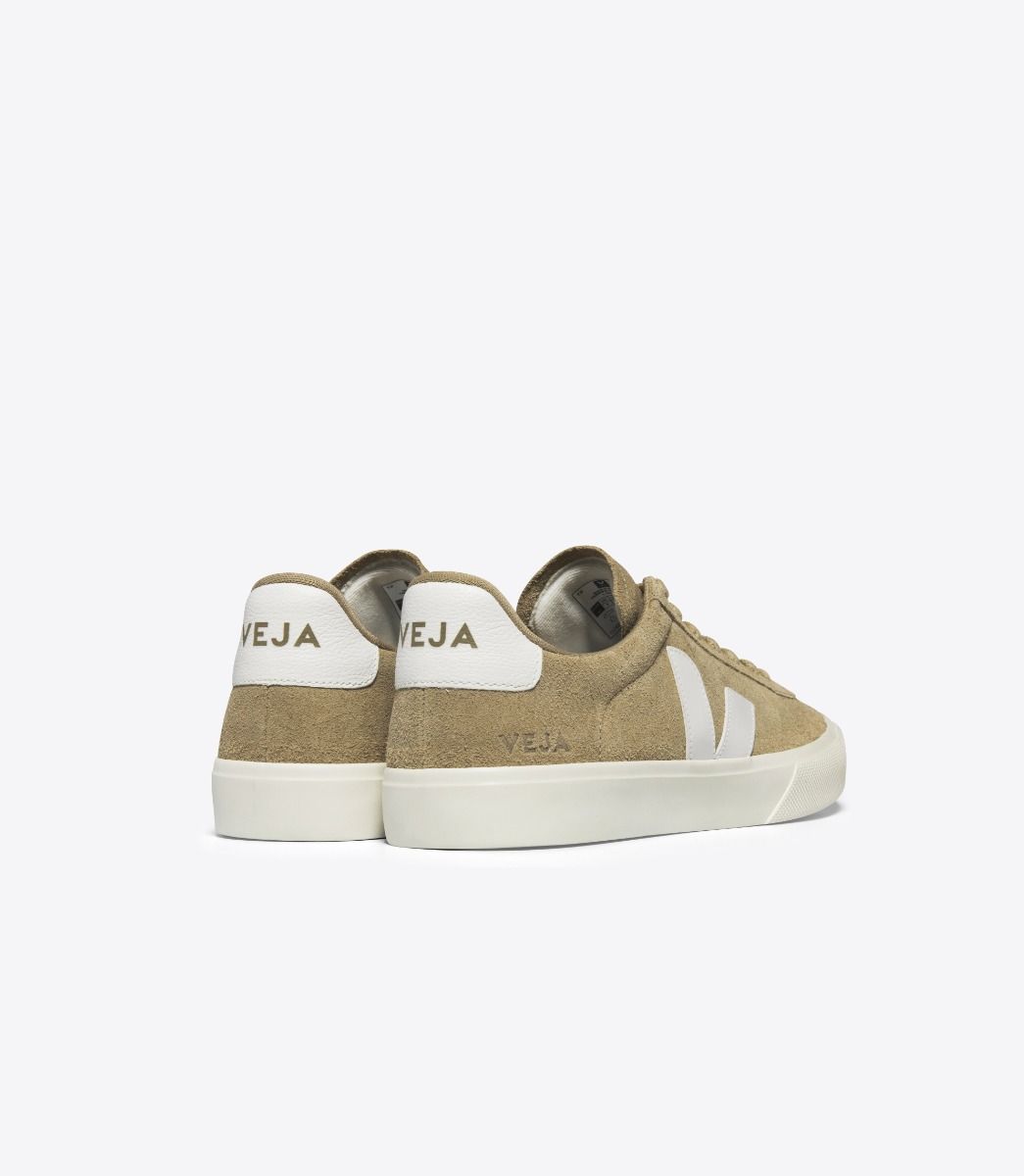 Campo Sneaker - Suede Dune White