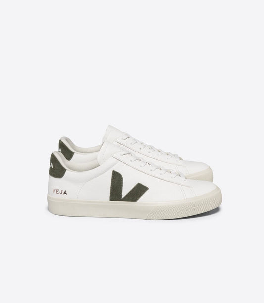 Campo Sneaker - Chromefree Leather - White/Kaki