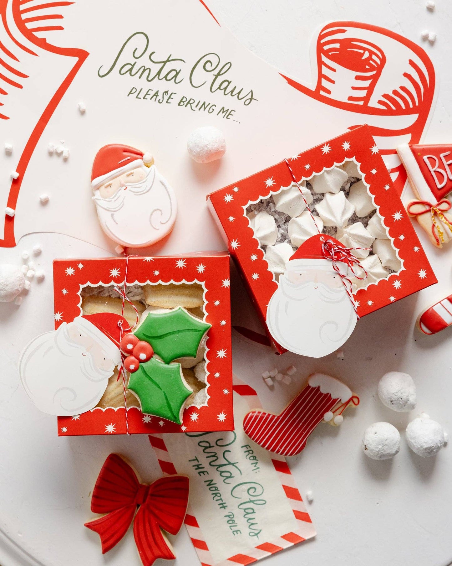 Santa Cookie Box