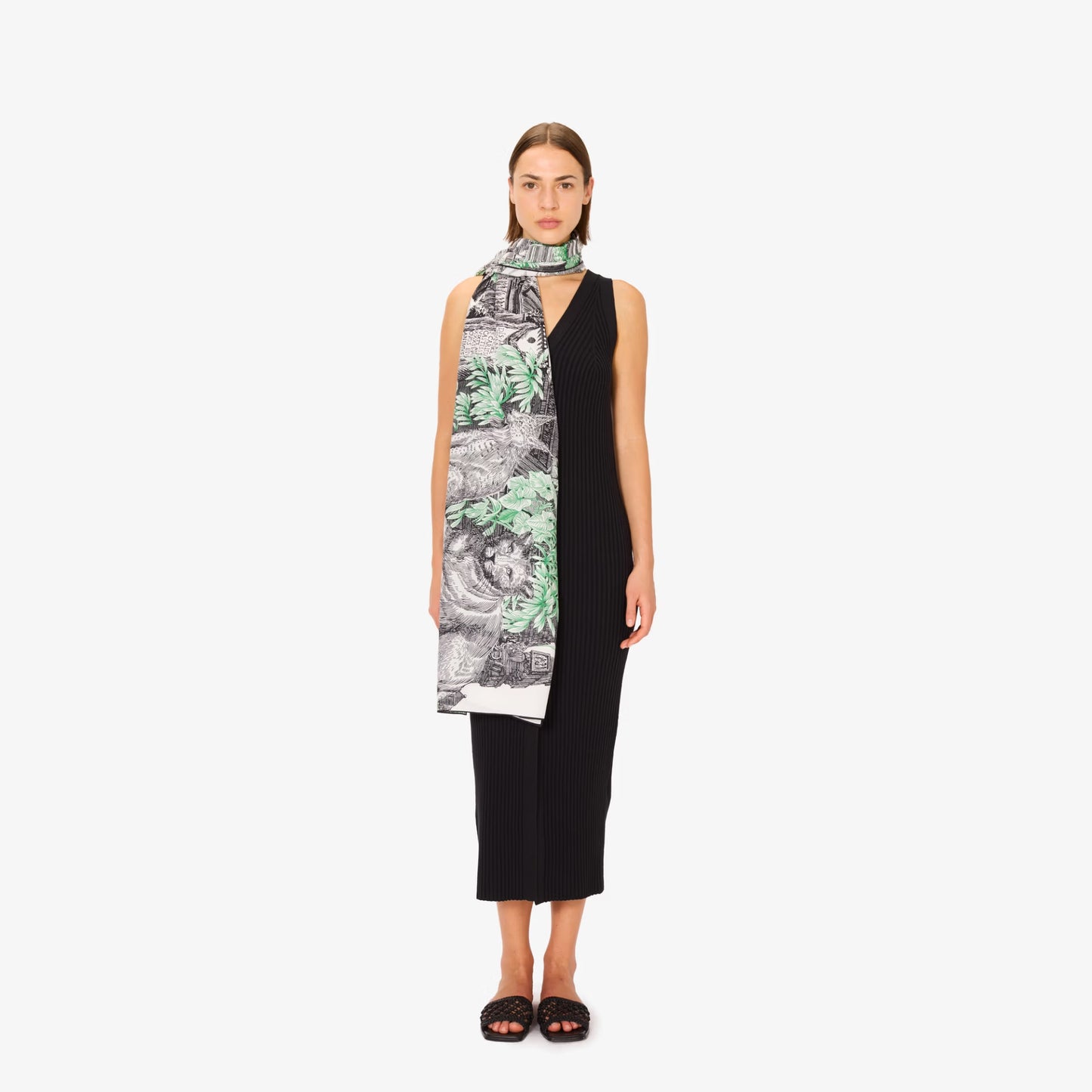 Scarf 100 -  Piranesi - Green