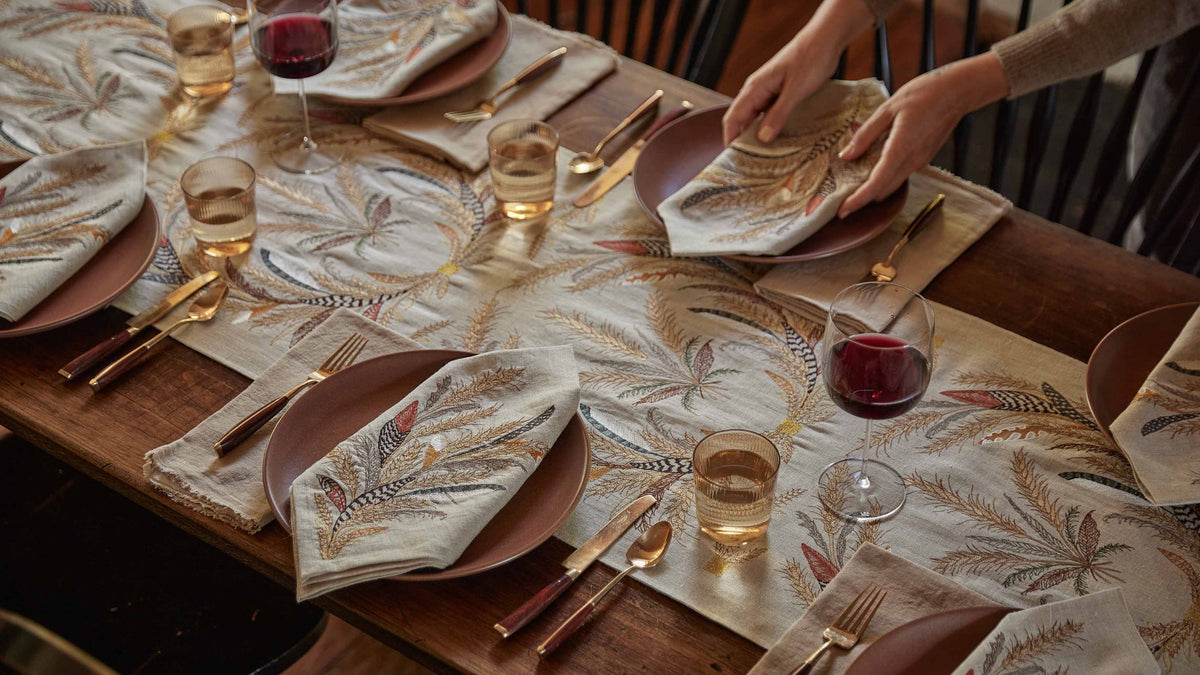 Wheat Harvest Table Runner: 76" × 18"