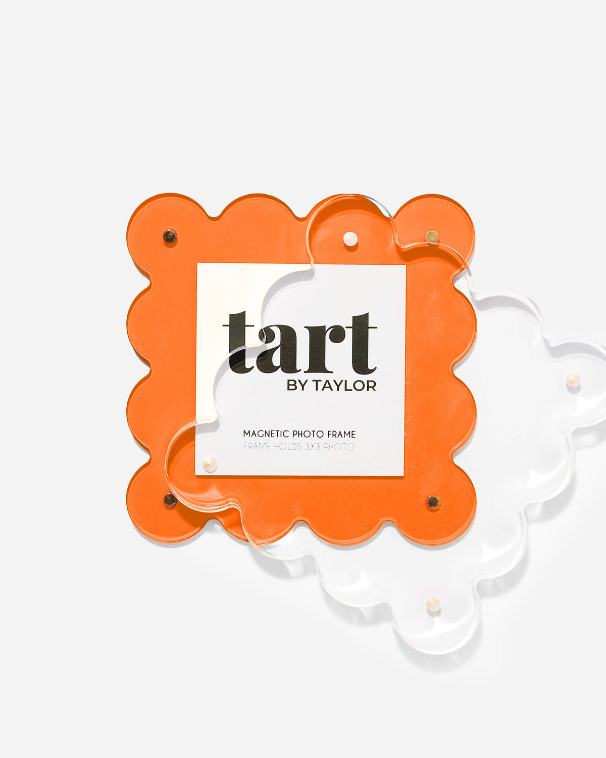 Mini Acrylic Picture Frame - Neon Orange