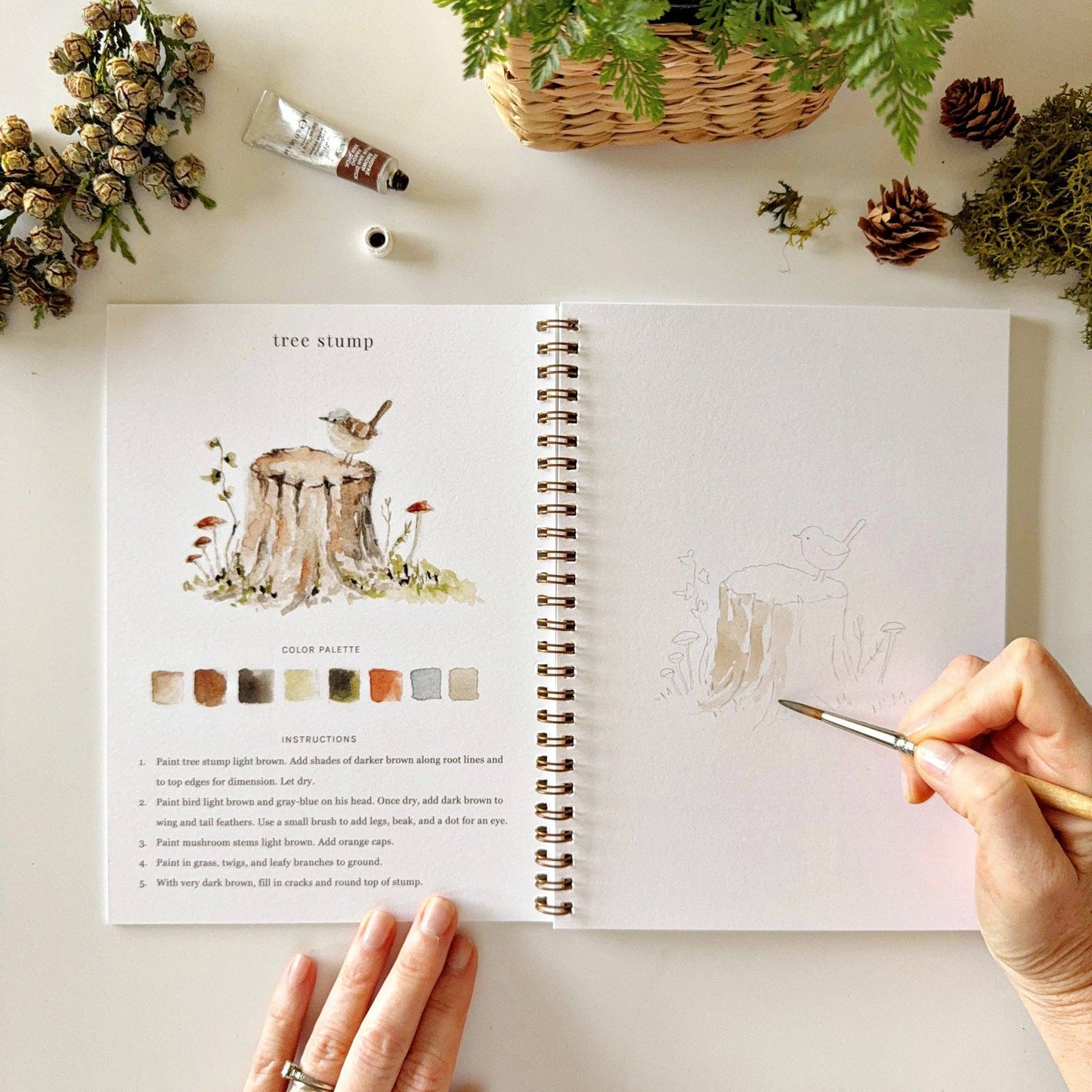 Watercolor Workbook - Woodland