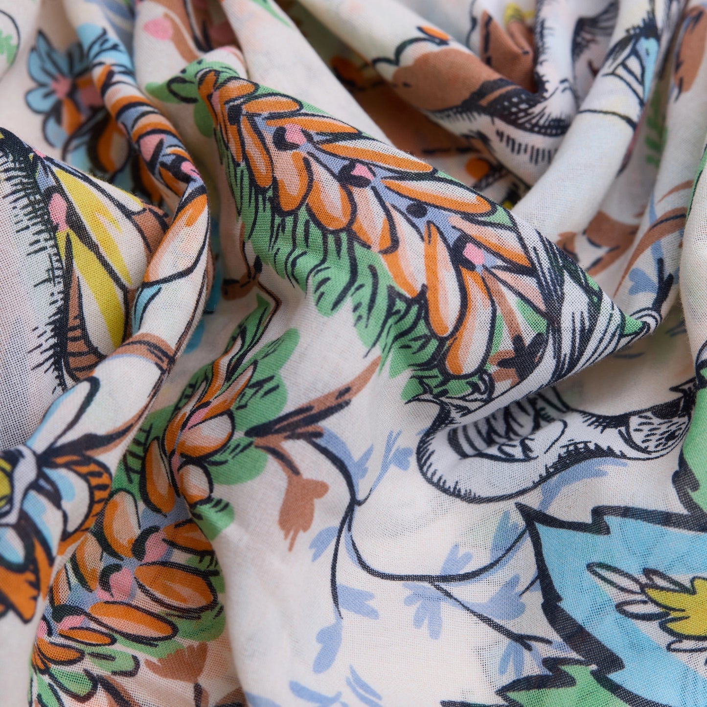 Square Scarf 70 - Pagode - Green