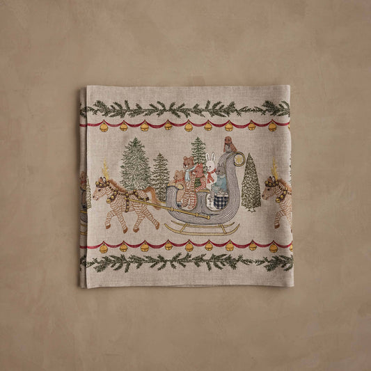Jingle Bells Table Runner: 76" × 18"