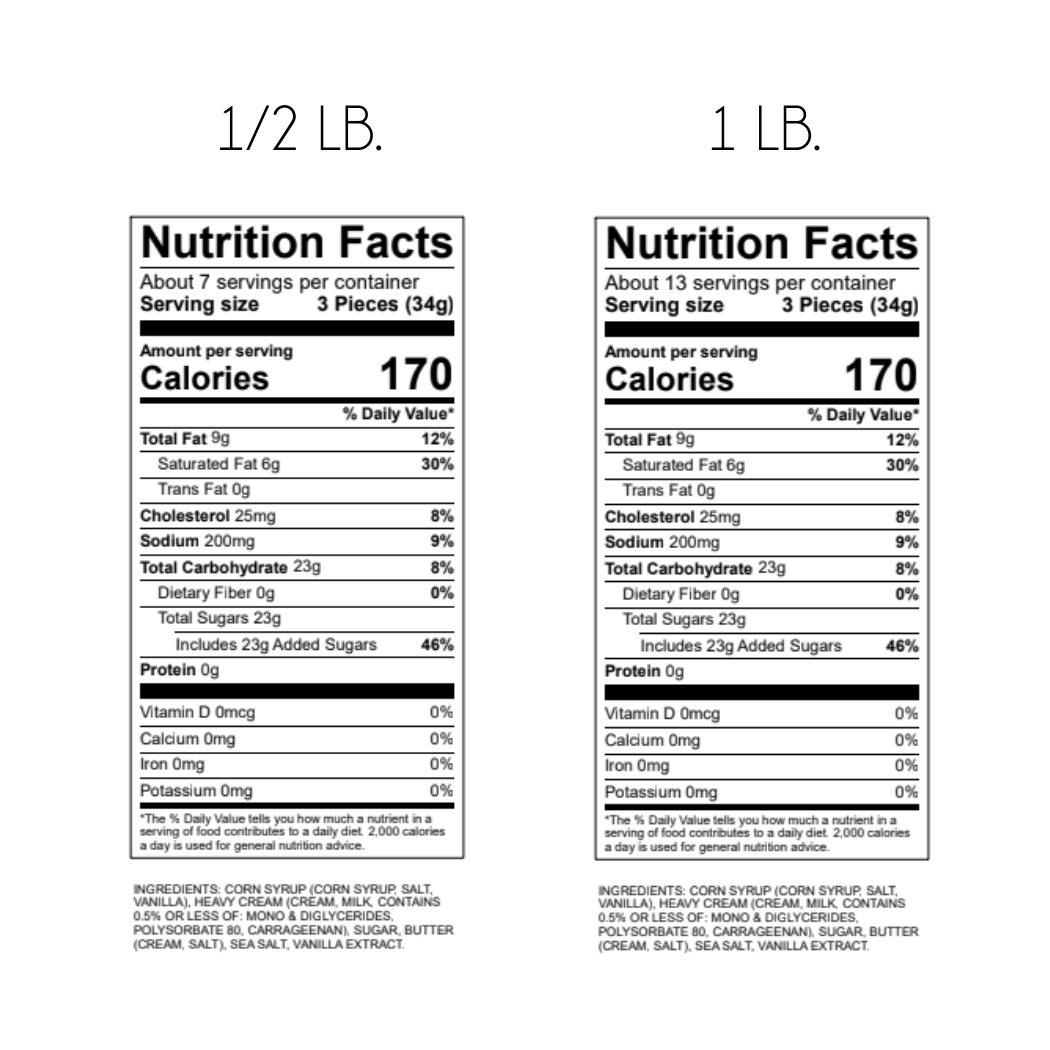 1/2lb Gift Box - Sea Salt Caramel