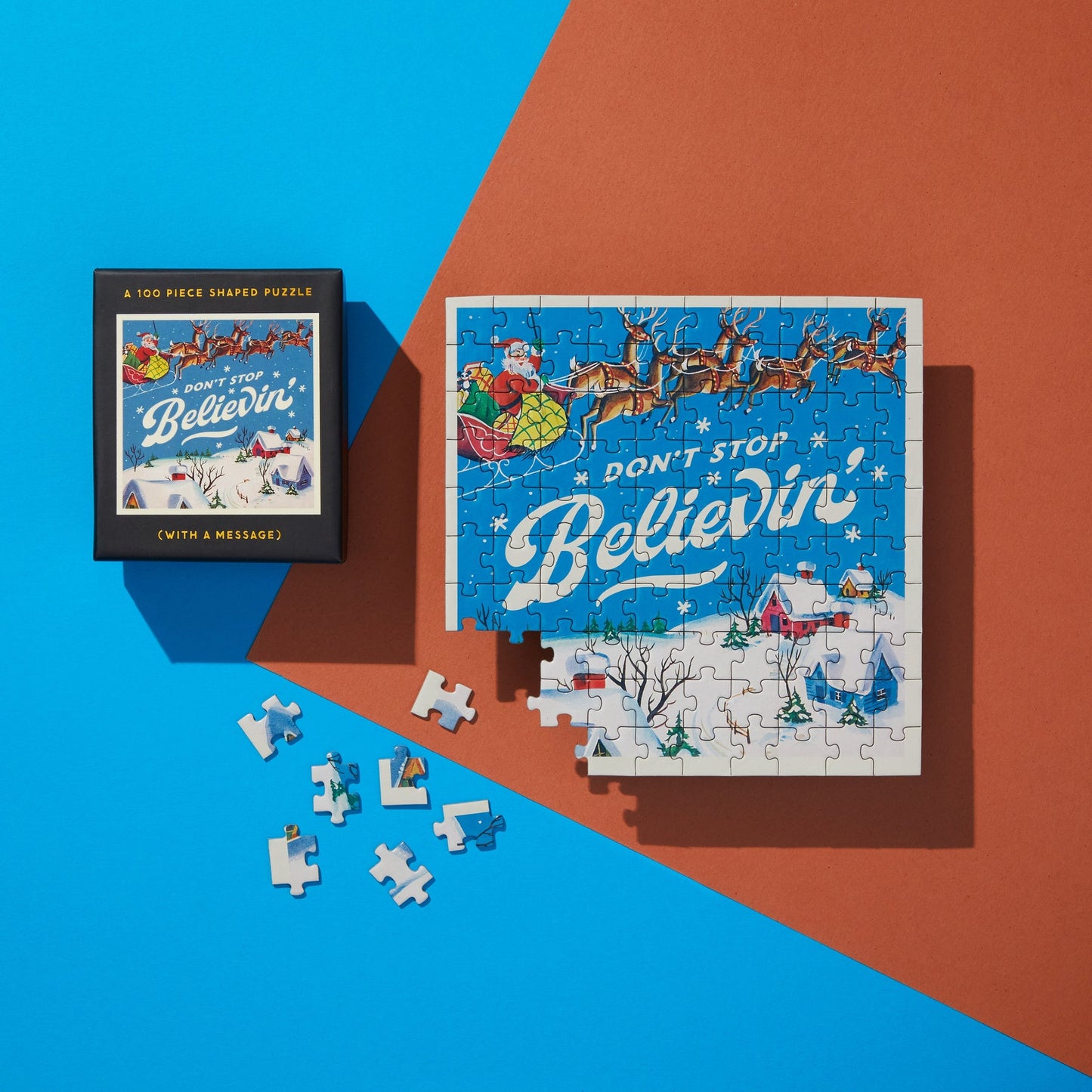 100 Piece Mini Shaped Puzzle - Don't Stop Believin'