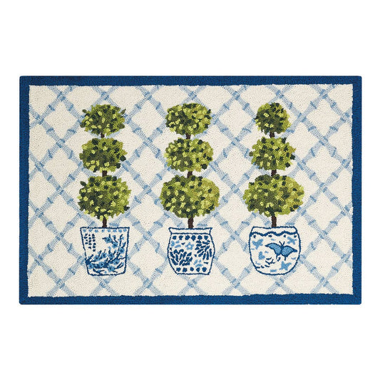 Topiary Hook Rug - 2'x3'