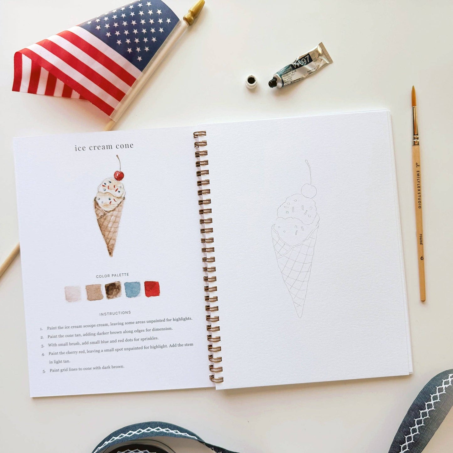 Watercolor Workbook - Americana