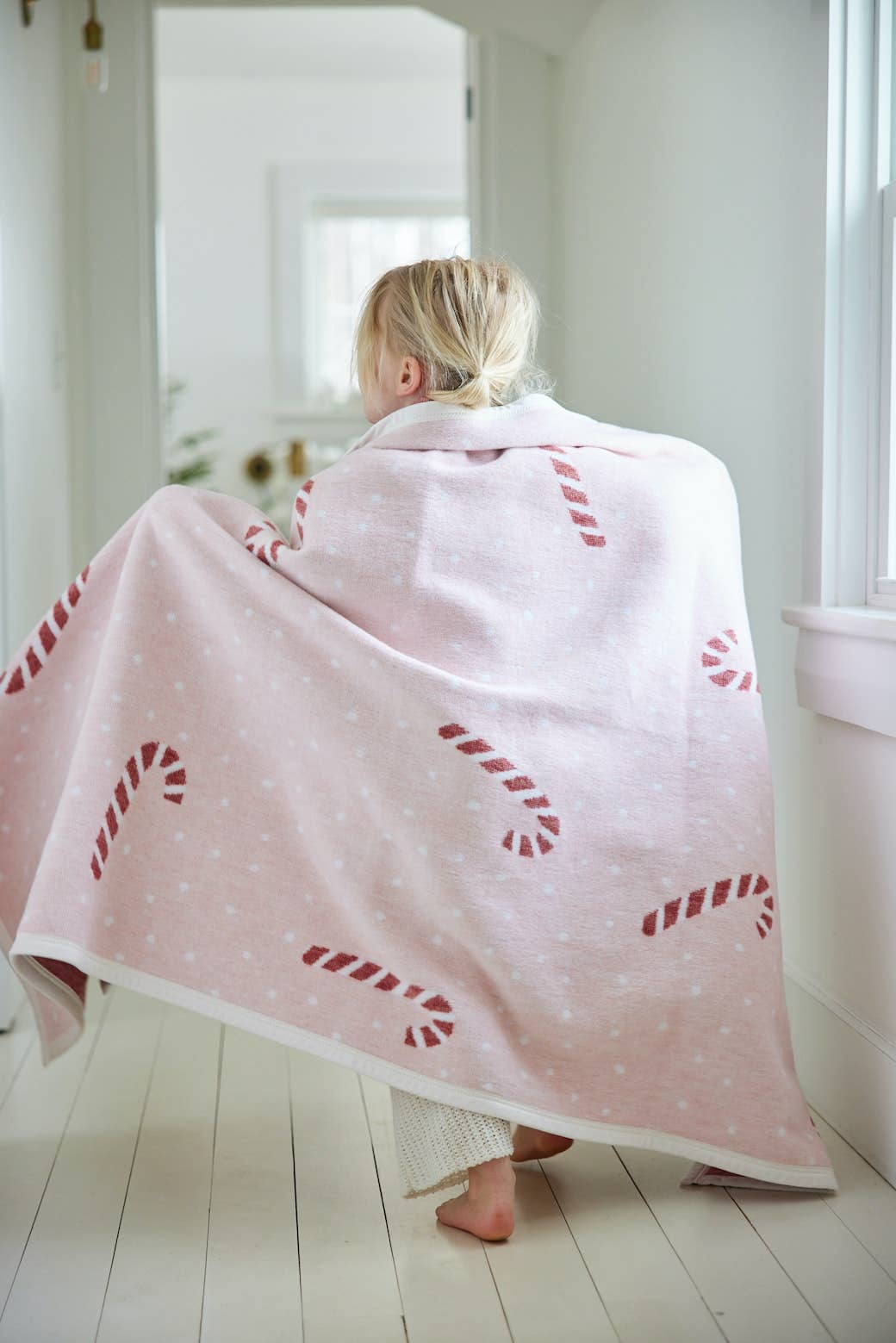 Candy Canes Blanket: Midi