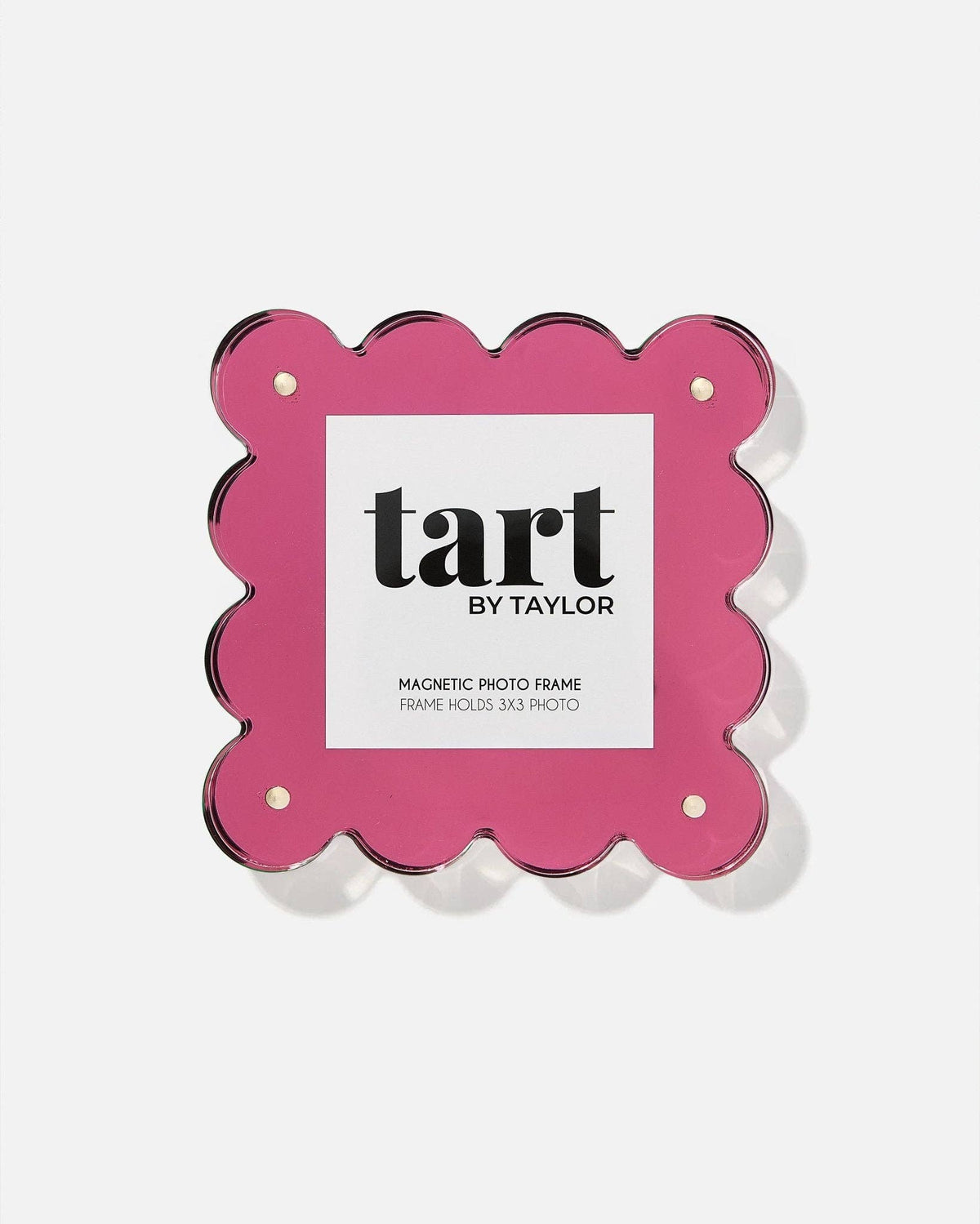 Mini Acrylic Picture Frame - Hot Pink Chrome