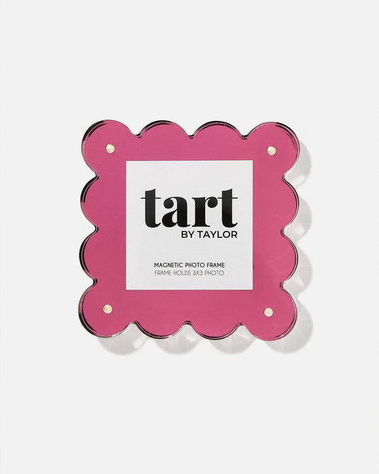 Mini Acrylic Picture Frame - Hot Pink Chrome